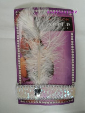 Gatsby Headband White